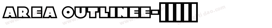 area OUTLINEe字体转换